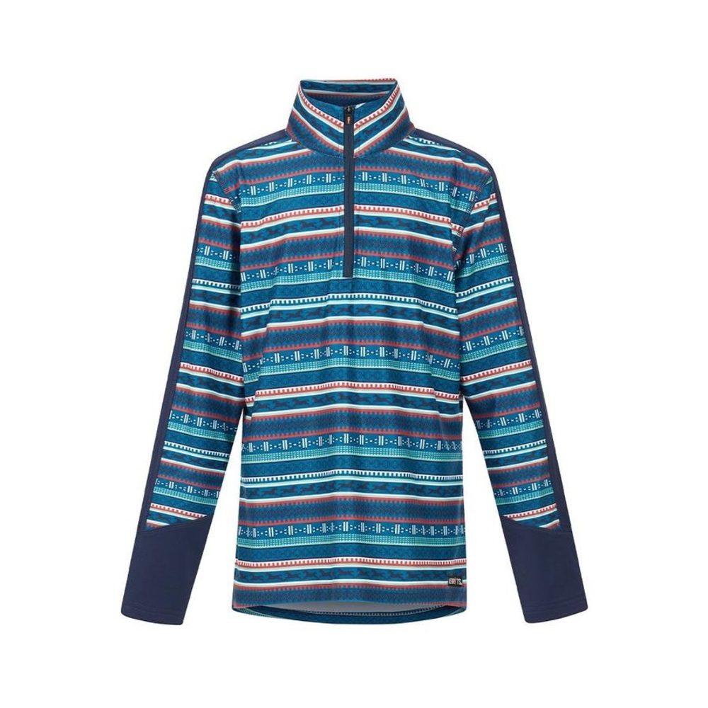 Kerrits kids Fair Isle Fleece Tech Top